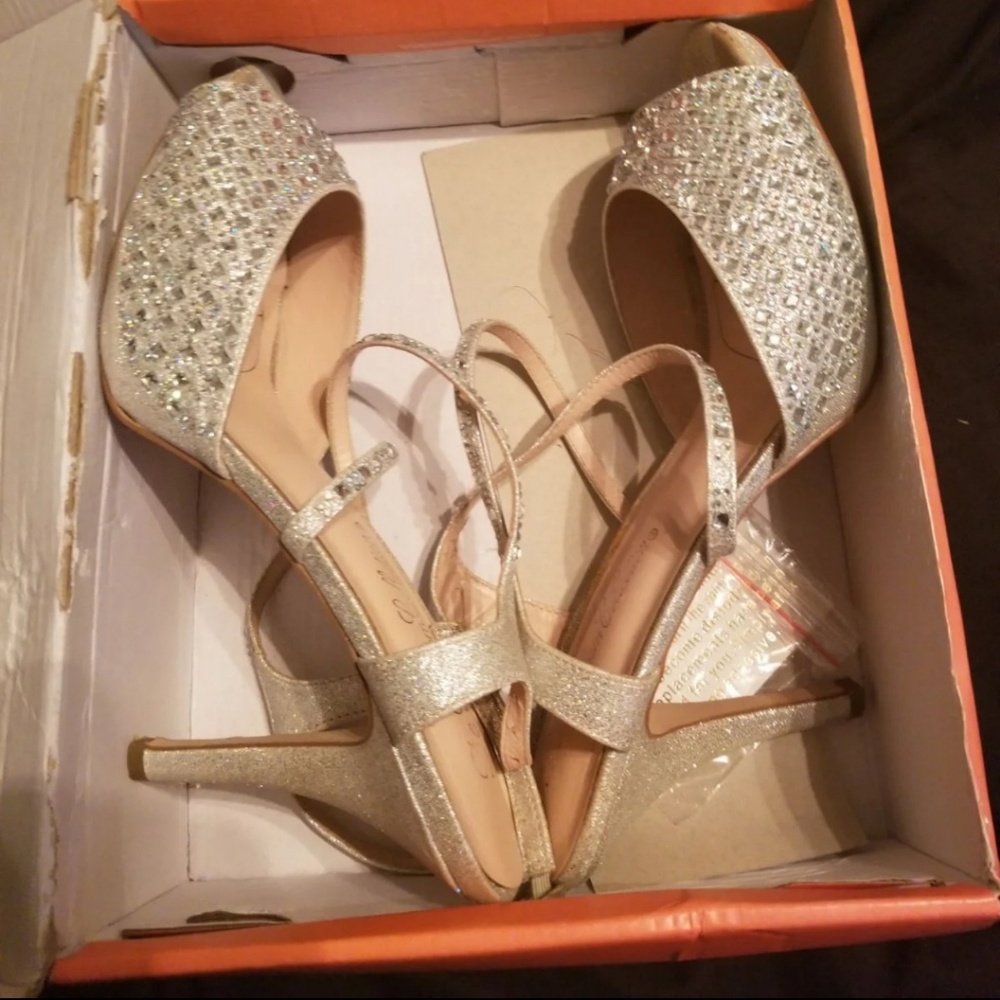 De Blossom Silver Heels